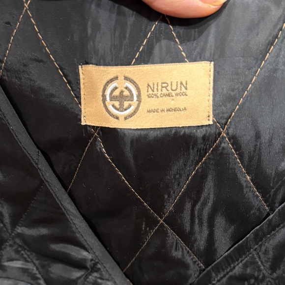 Women Camel Wool-Lined Quilted Vest Black 2XL Men XL Unisex Classic Preppy Stapl - Picture 2 of 10